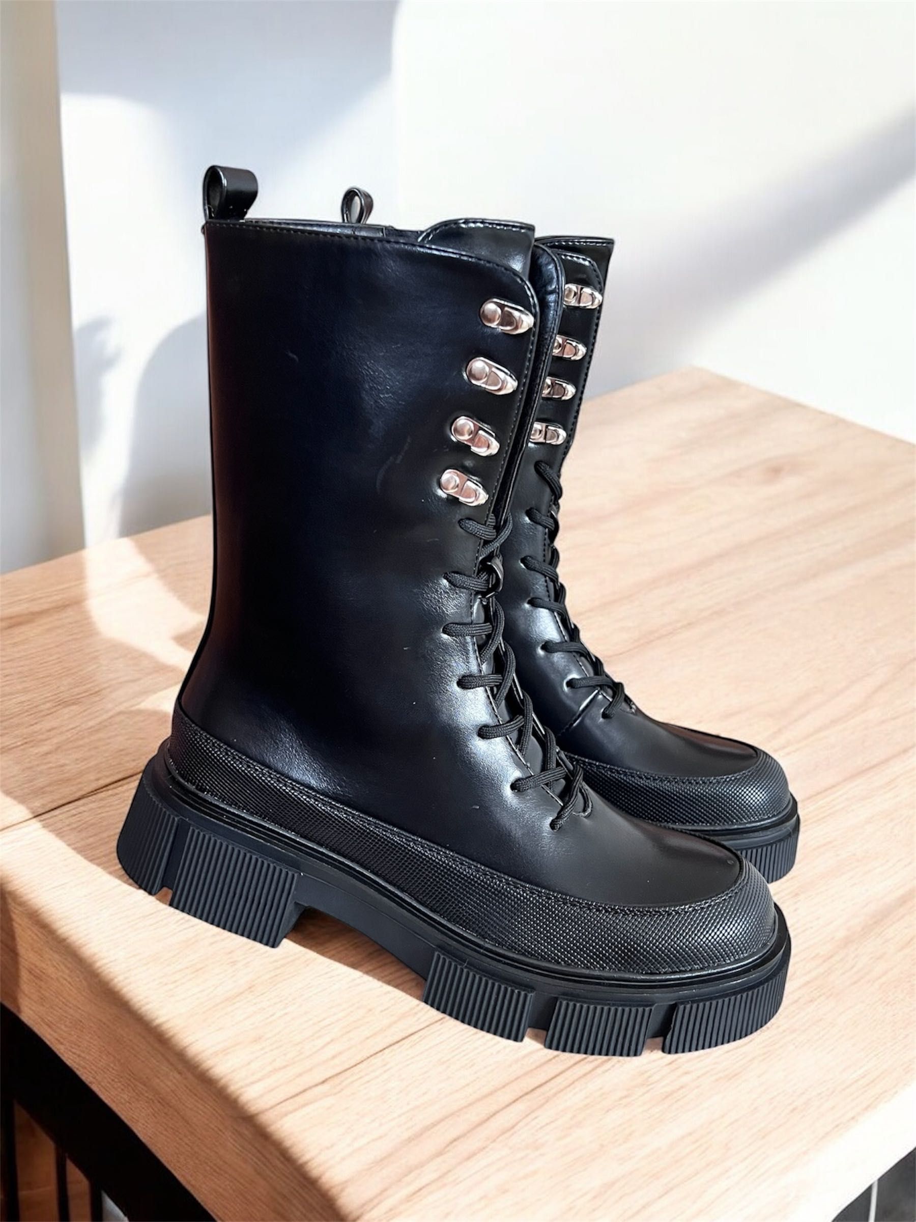 41 Sklep Nowe botki damskie biker workery trapery AX2106-1e