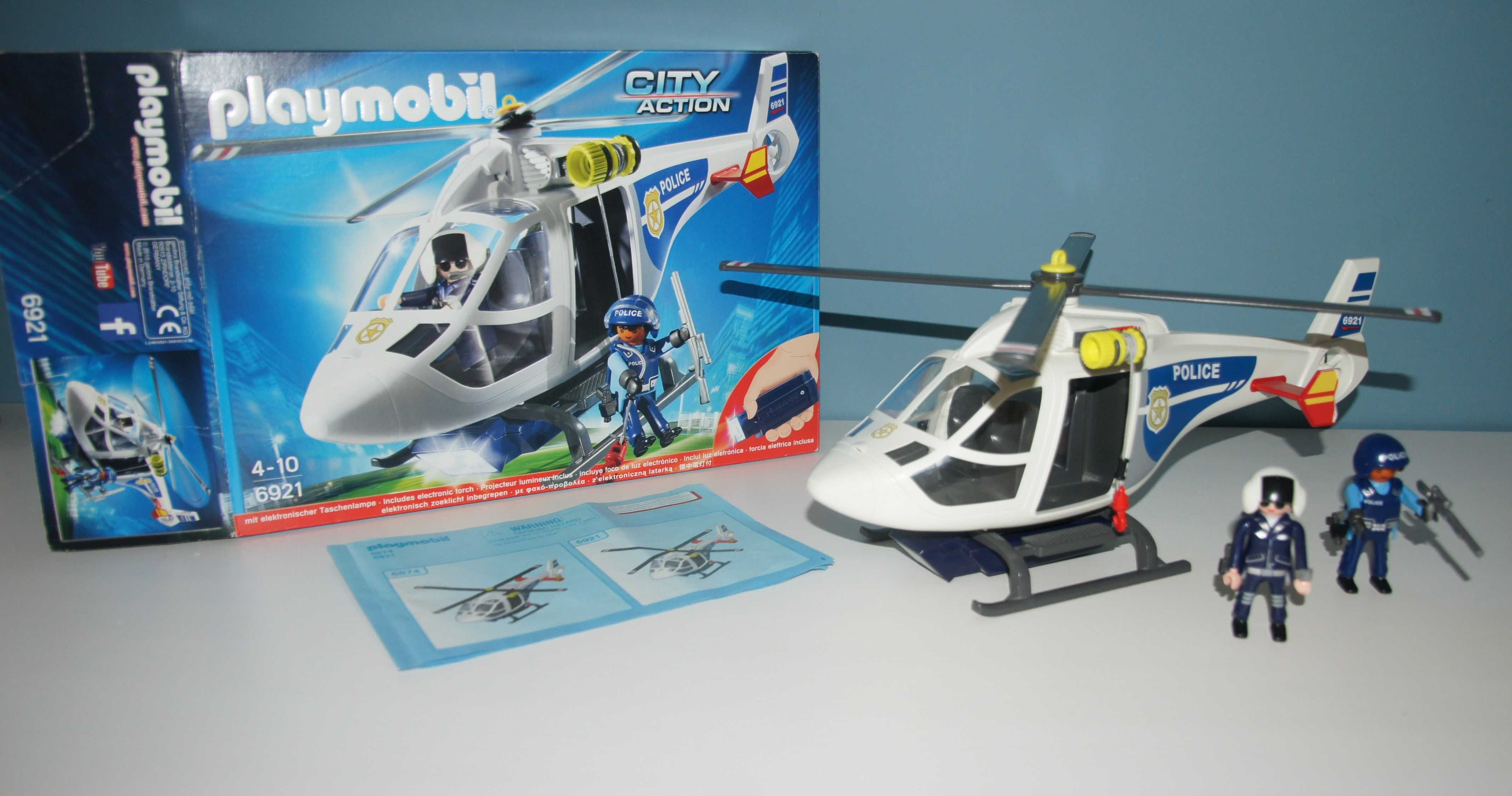 PLAYMOBIL 
6921 Helikopter policyjny z reflektorem LED