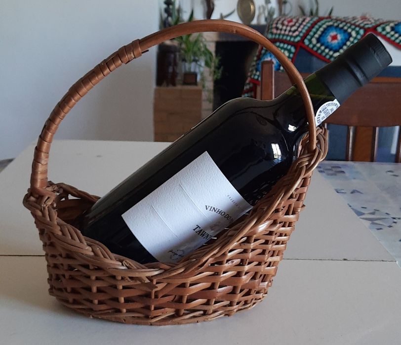 Cesto em vime Porta Garrafa