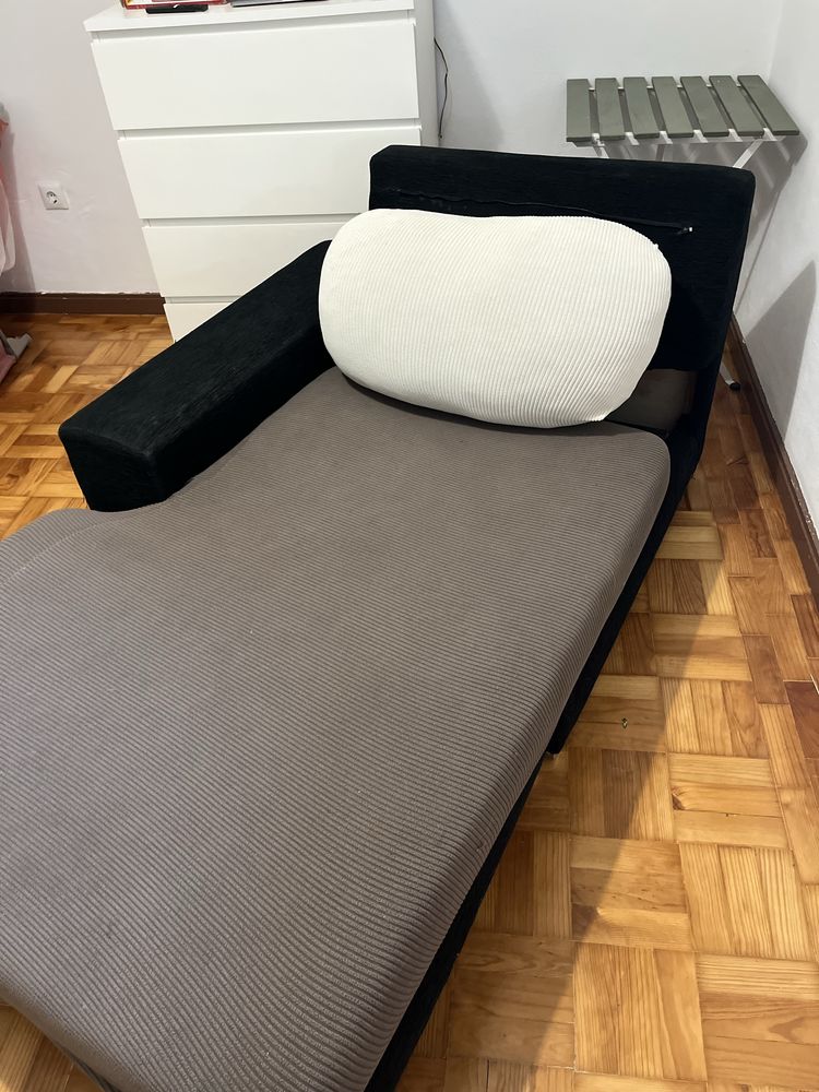 Sofa retratil com chaise longue
