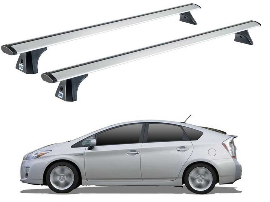Bagażnik dachowy TOYOTA PRIUS od 2009 do 2015 poprzeczki relingi belki