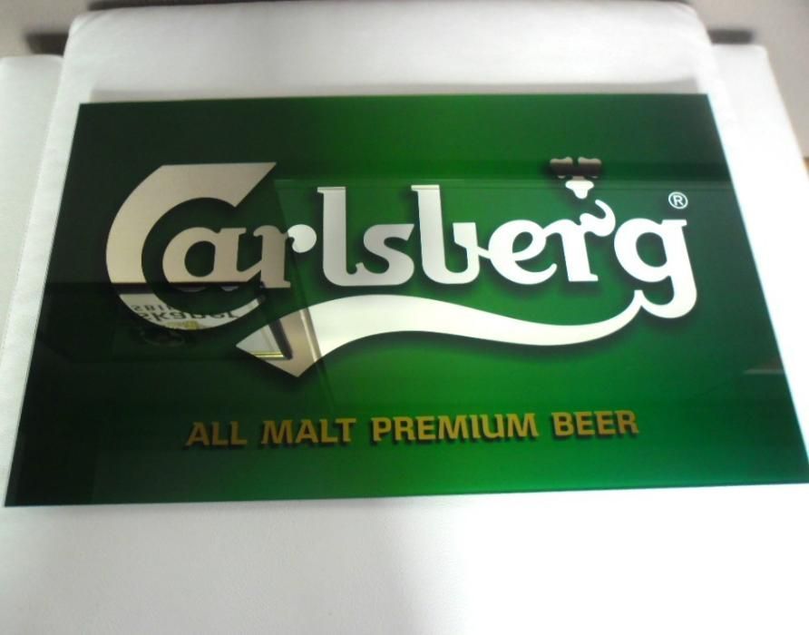 Espelho Publicitário Cerveja Carlsberg