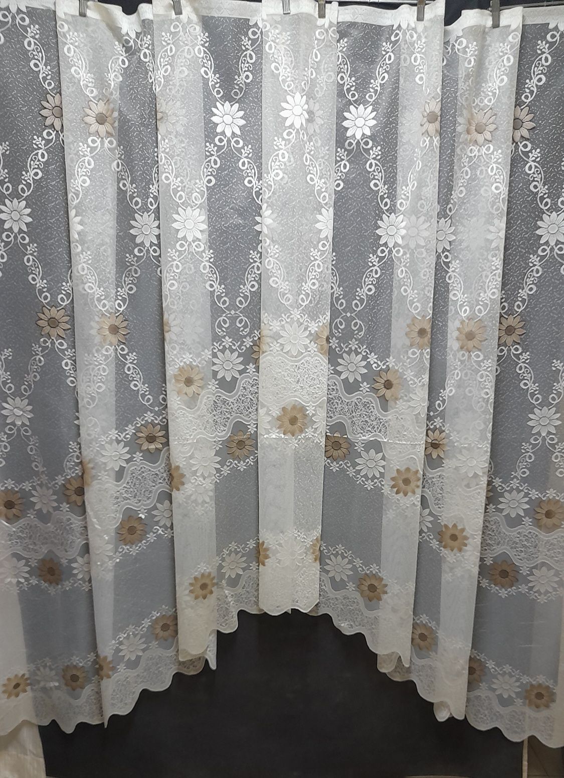 Арки жаккардові беж 3м.