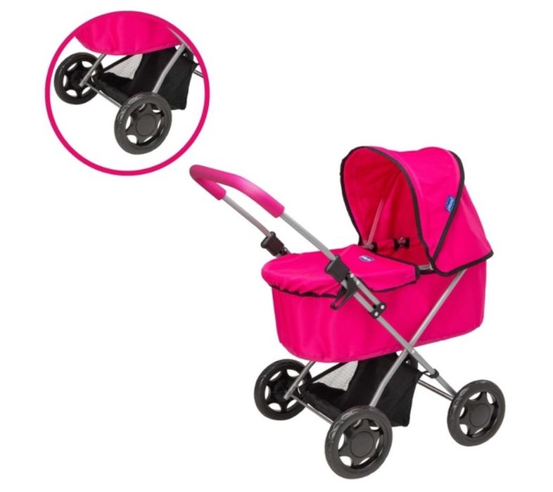 Візок для ляльки Chicco Amore  Pram Рожева