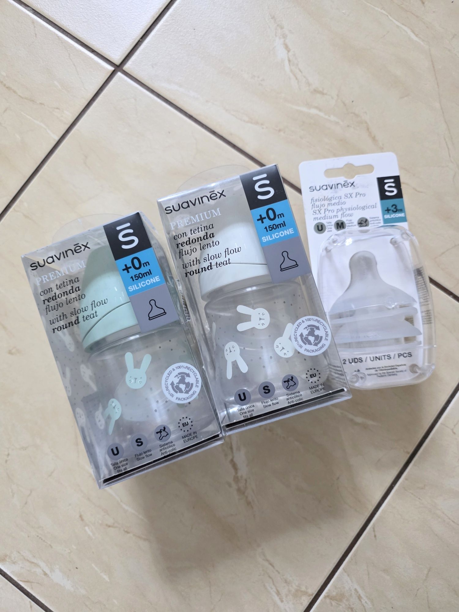 Suavinex SX Pro 2x butelka + smoczki