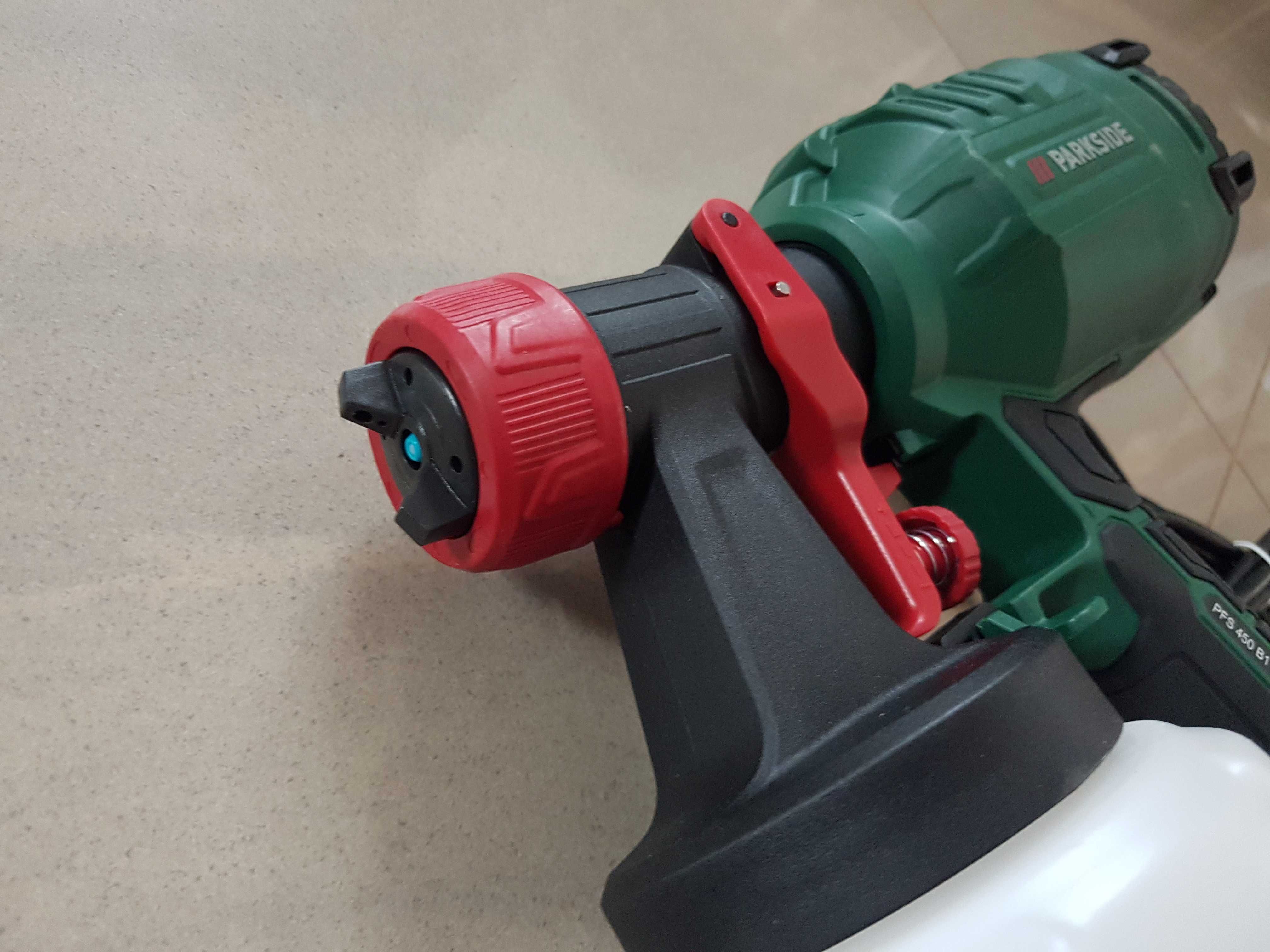 Pistolet natryskowy do malowania 450W Parkside nie użyty