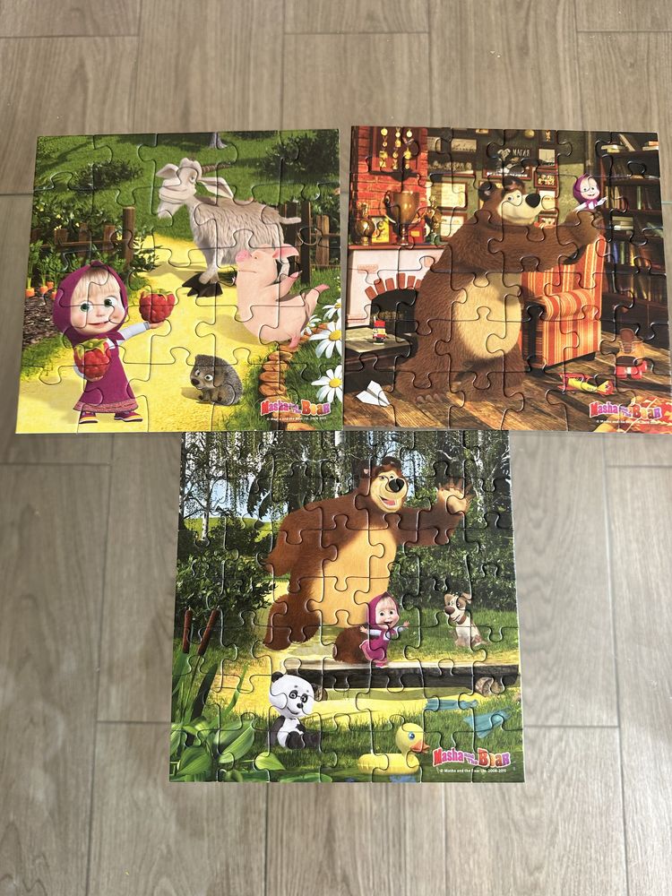 Puzzle Masha i niedzwiedz