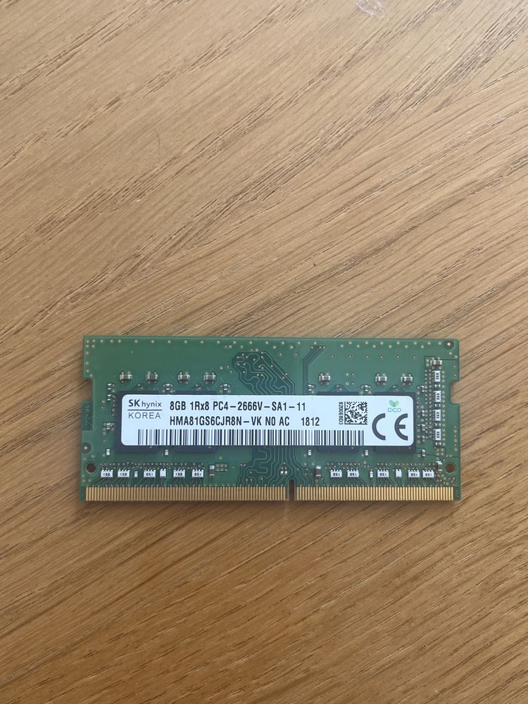 Pamięć  RAM 8GB karta SK hynix