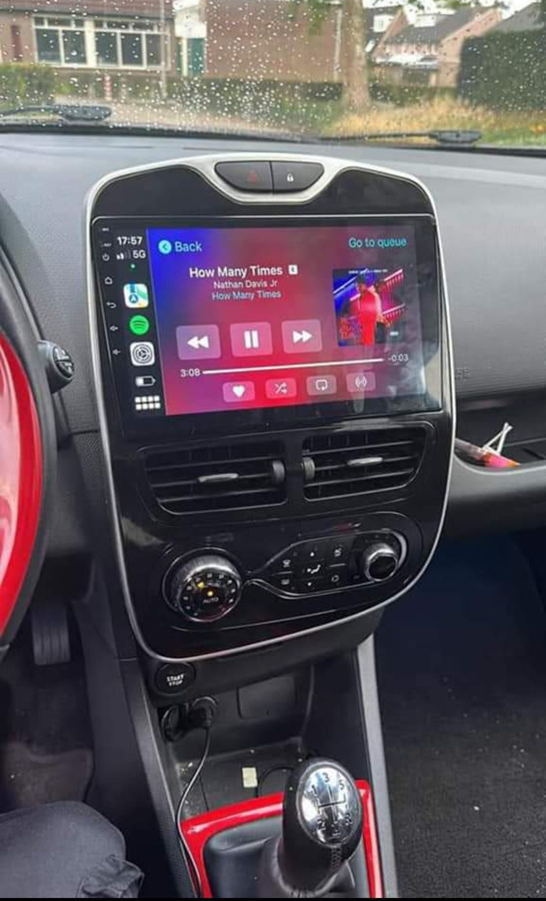Rádio Android 13 com GPS Renault Clio 4 (Novo)