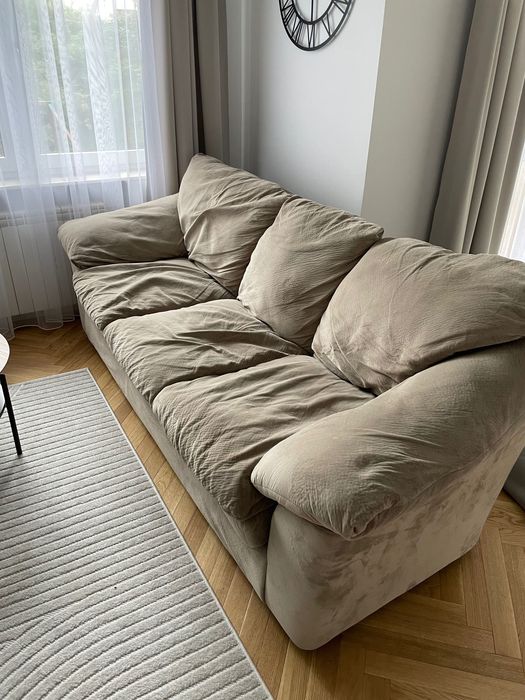 Komplet wypoczynkowy sofa 2 3 osobowa fotel usa beż kanapa usa domotek