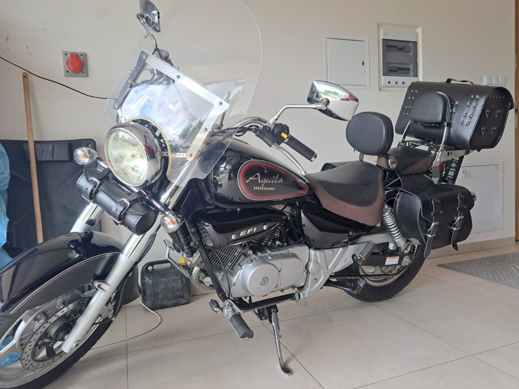 sprzedam hyosung aquila 6215 przebieg 2018r