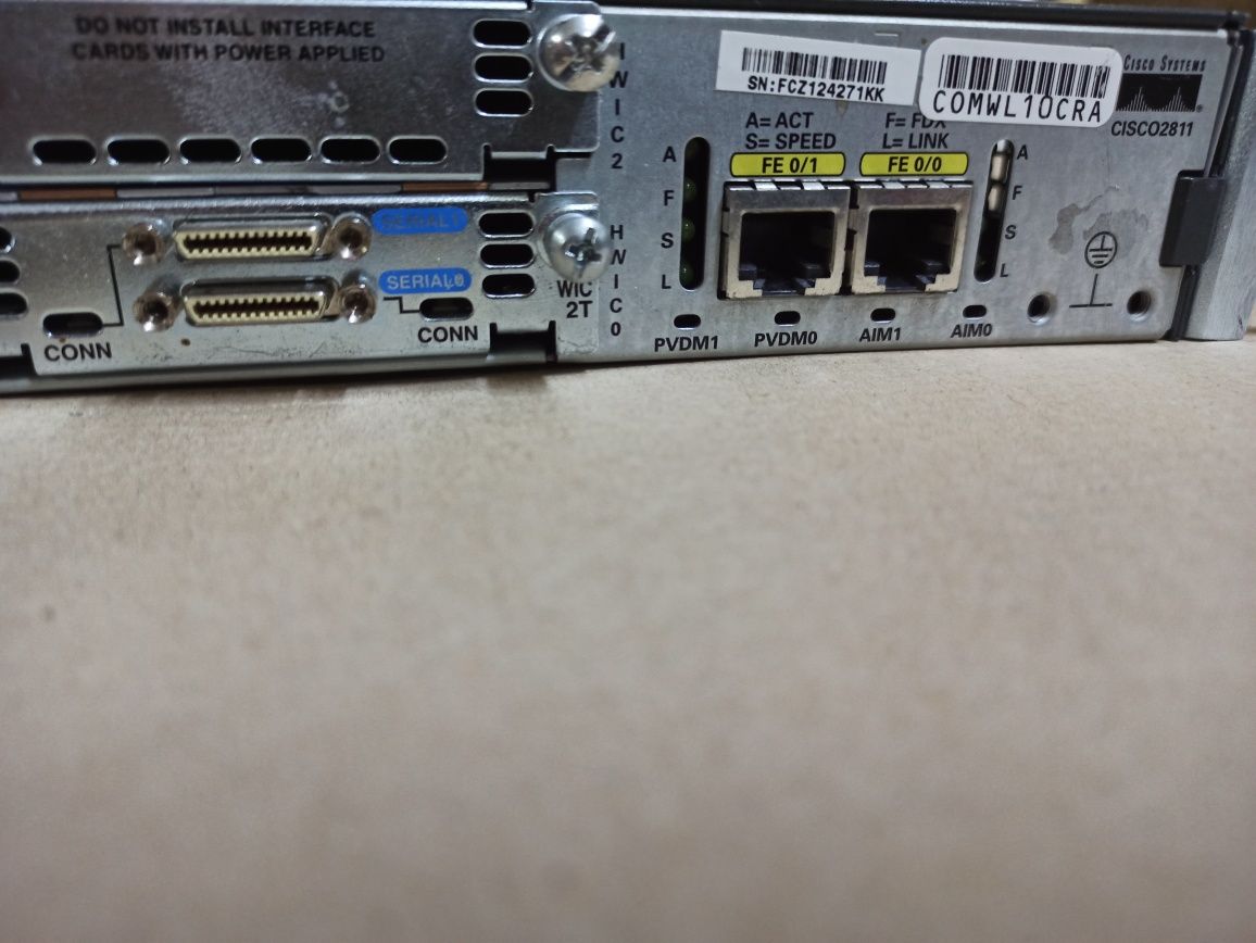 Маршрутизатор Cisco 2811
