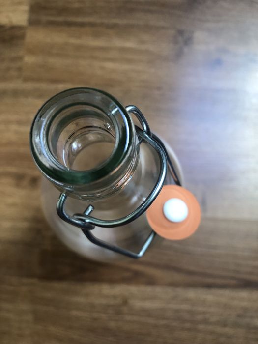 Duża butelka szklana 2000ml zamknięcie pałąkowe clip nalewki soki