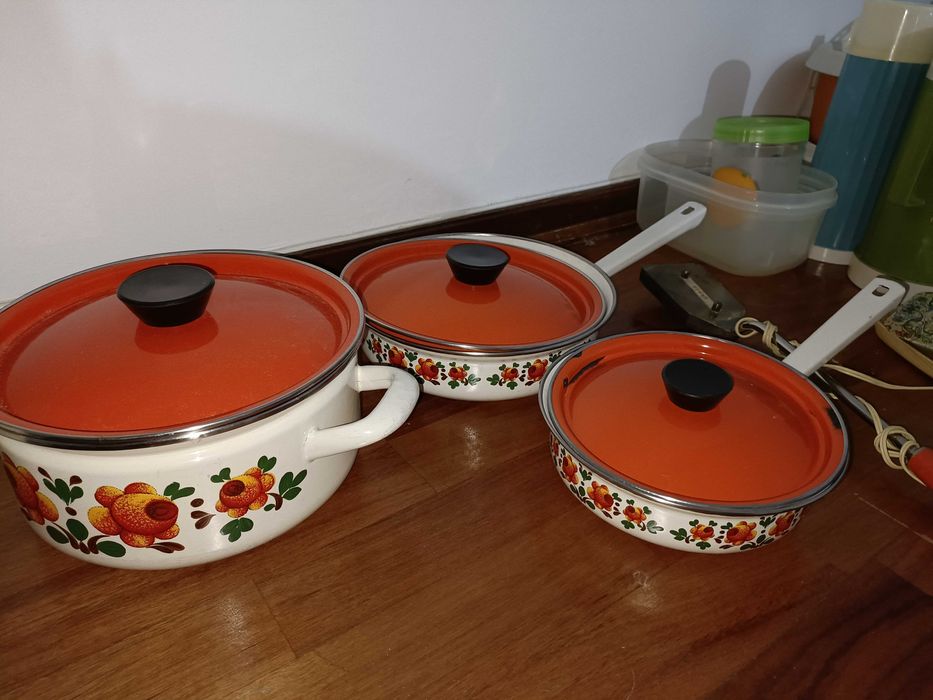 panelas esmaltadas, lote