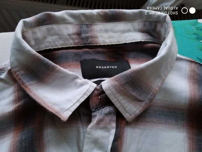 Koszula męska w kratę xl Reserved