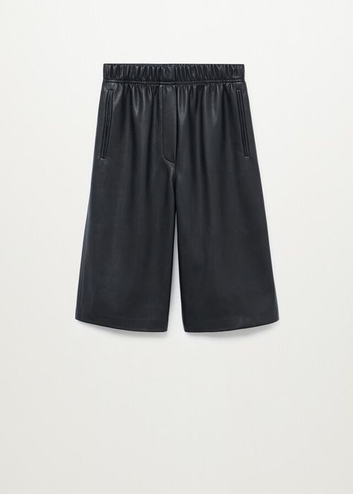 Шорти бермуди шкіряні Mango s