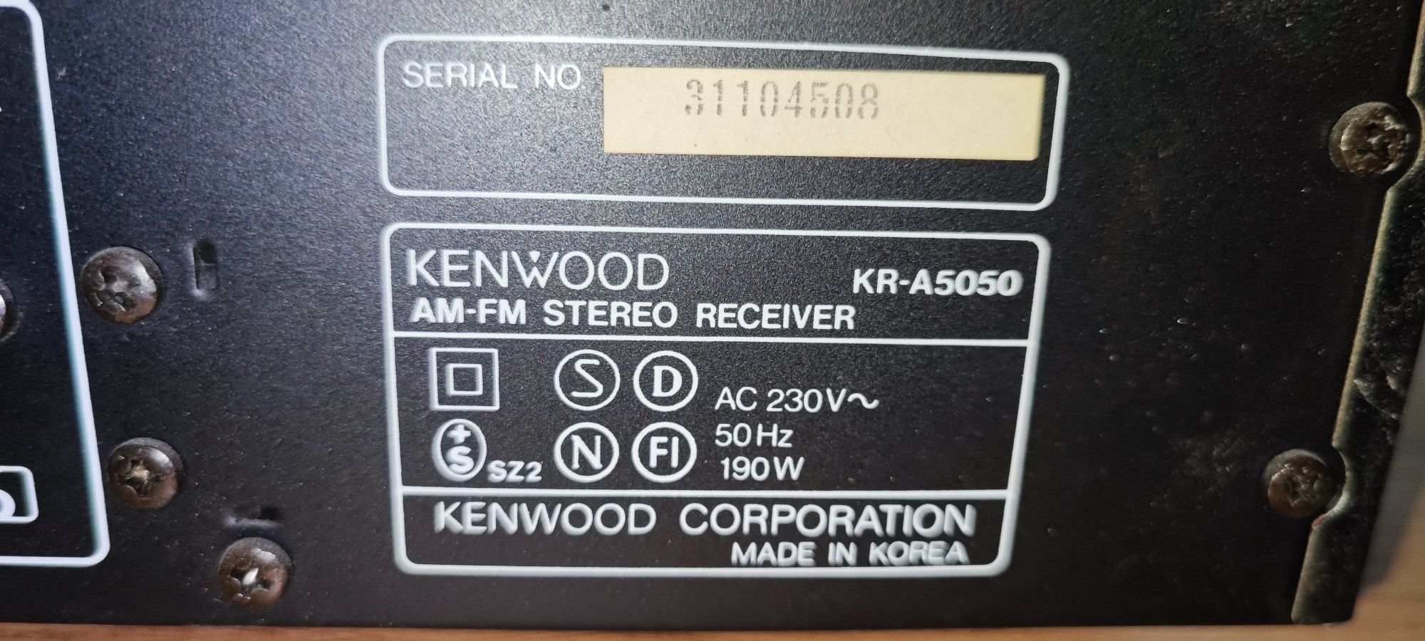 Radio wieża wzmacniacz Kenwood kr a5050
