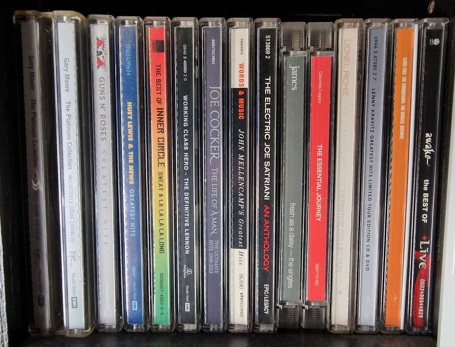 Várias coletâneas em CD (Pop, Rock, Hard-Rock)