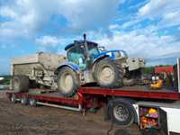 Transport maszyn, transport niskopodwoziowy,laweta USŁUGI TRANSPORTOWE