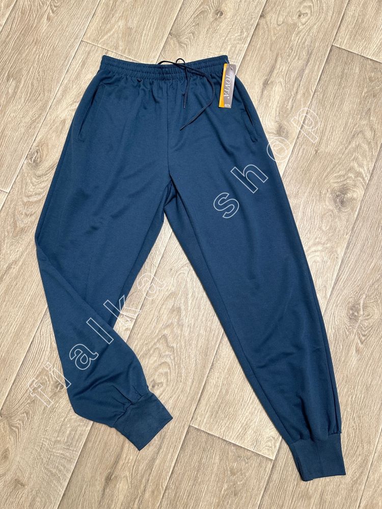 Чоловічі спортивні трикотажні штани на резинці манжеті M L XXL 3XL 4XL