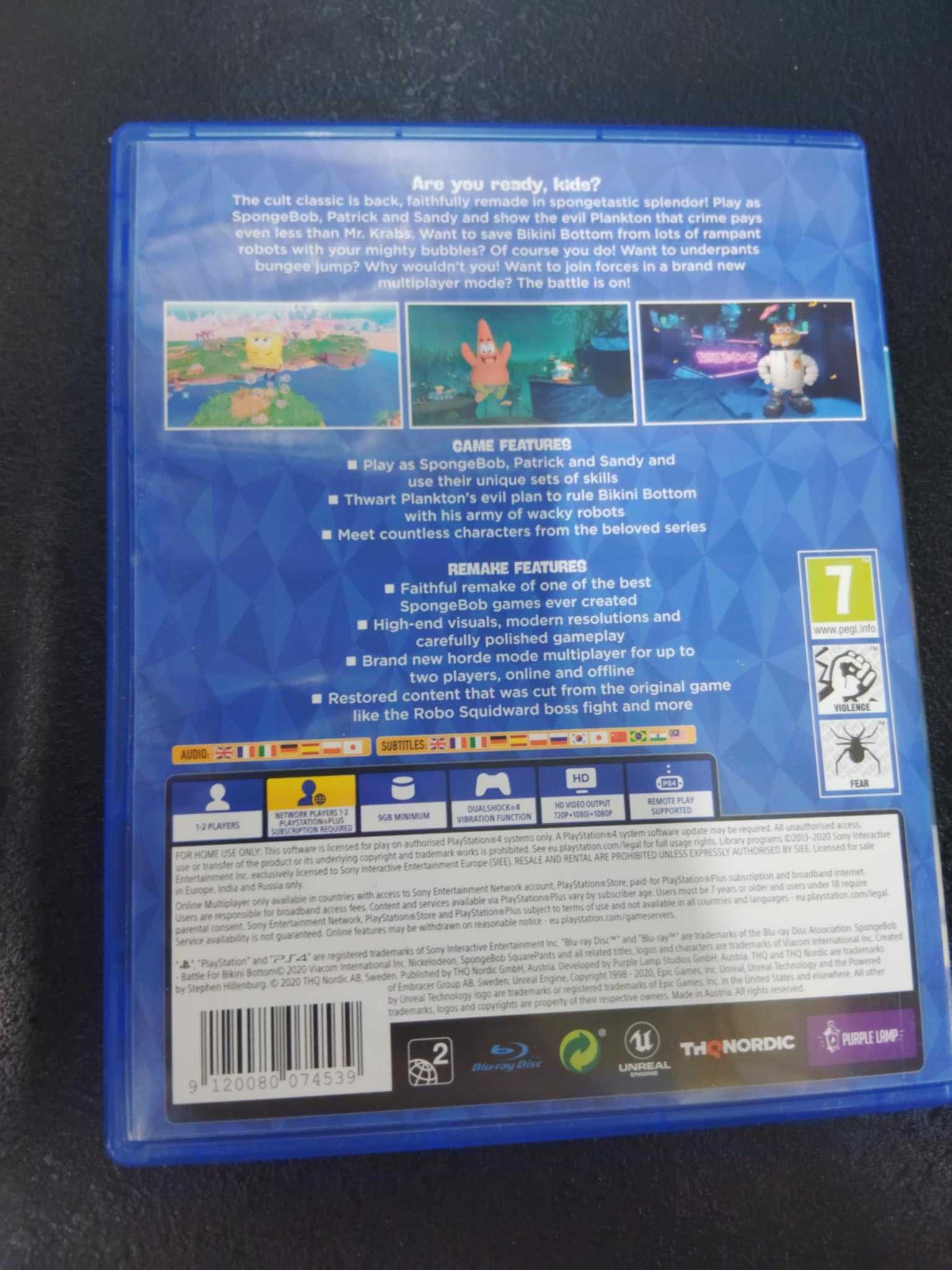 SpongeBob SquarePants: Battle for Bikini Bottom: Rehydrated PS4