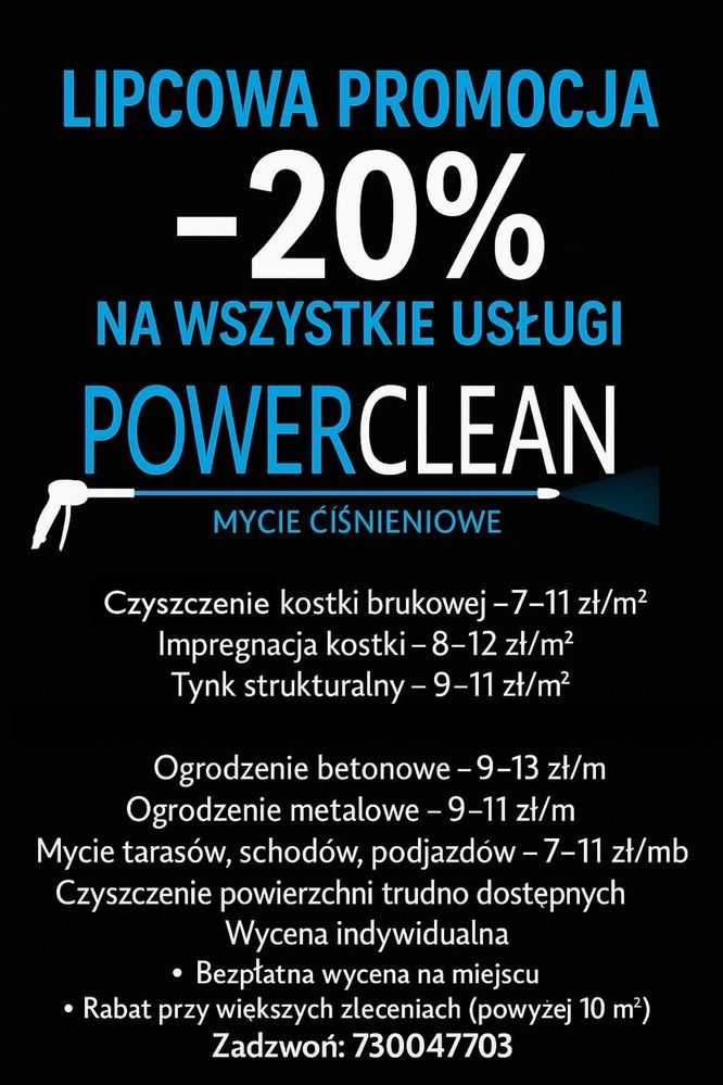 Mycie cisnieniowe kostka elewacja ogrodzenia