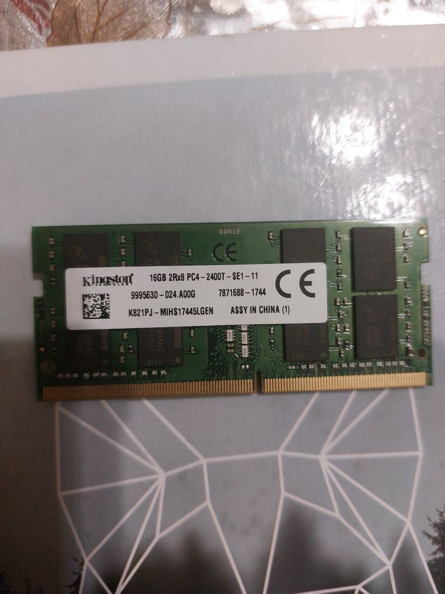 Оперативна память sodimm ddr4 16gbb. Для ноутбука