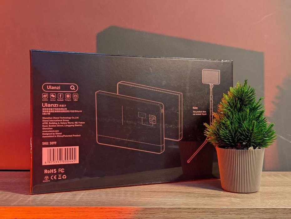 Потужне RGB відеосвітло 10" Ulanzi LT003 8000mAh LED 2500-9000K, 15Вт