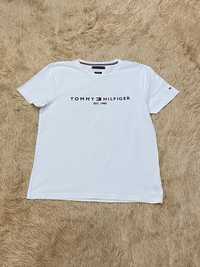 Белая футболка tommy hilfiger th big logo томми хилфигер оригинал m