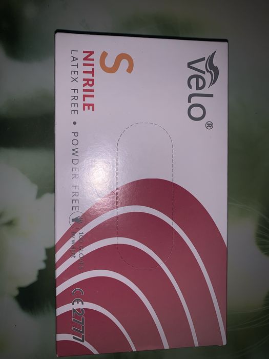 Rękawiczki nitrylowe bezpudrowe S 10 opakowań