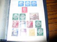 Stare znaczki niemieckie kasowane i czyste