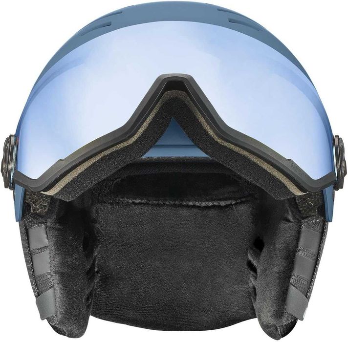 UVEX Kask narciarski  z okularami Wanted visor blue Rozmiar L 58-61cm