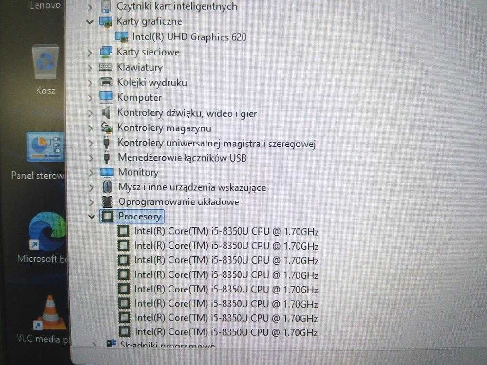 Laptop używany PRO Lenovo T480s i5 14 FHD IPS 16GB 512 SSD FV