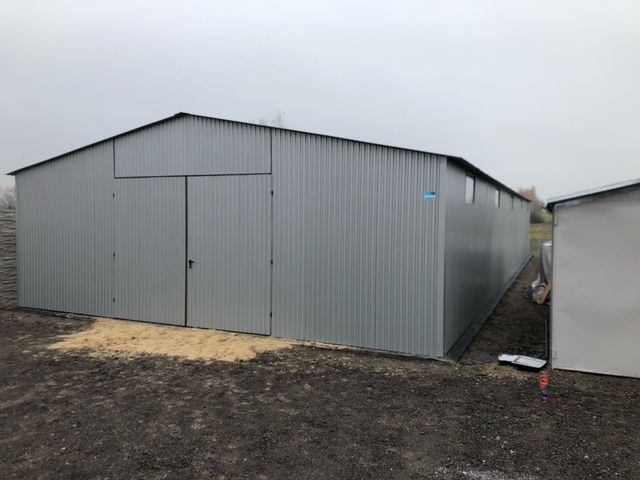 Magazyn gospodarczy ze stali HALA stalowa KONSTRUKCJA ze stali WIATA