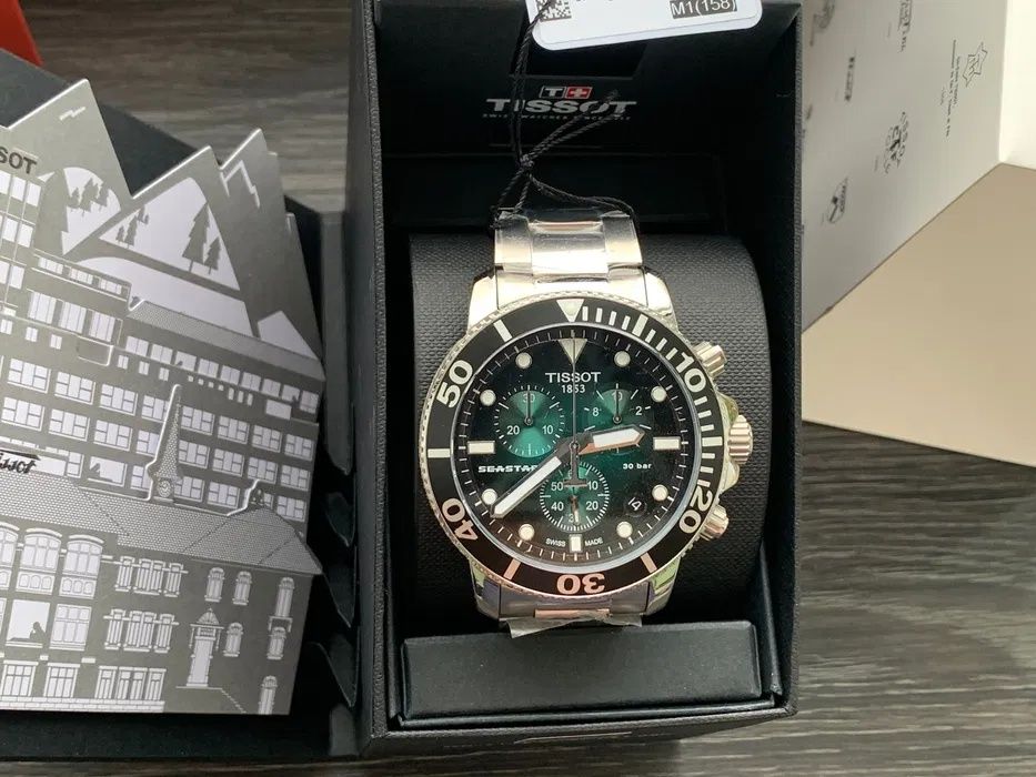 Zegarek TISSOT Seastar1000 Diver z chronografem na 300 metrów.