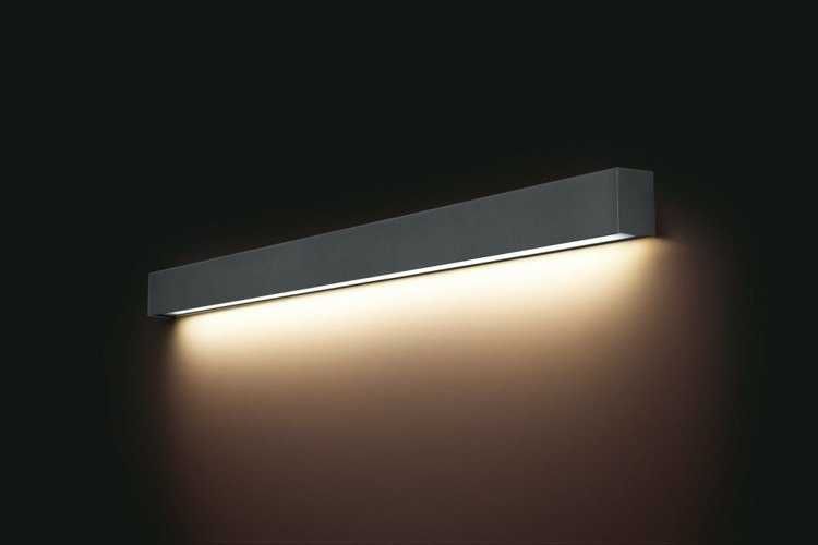 Nowodvorski Straight Wall LED 9614 Srebrny kinkiet LED 92 cm Nowy