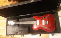 Harley benton TE -90qM Trans Red