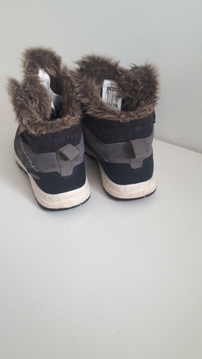 damskie buty zimowe r. 39 turystyczne quechua sh500xwarm, wkladka 24.5