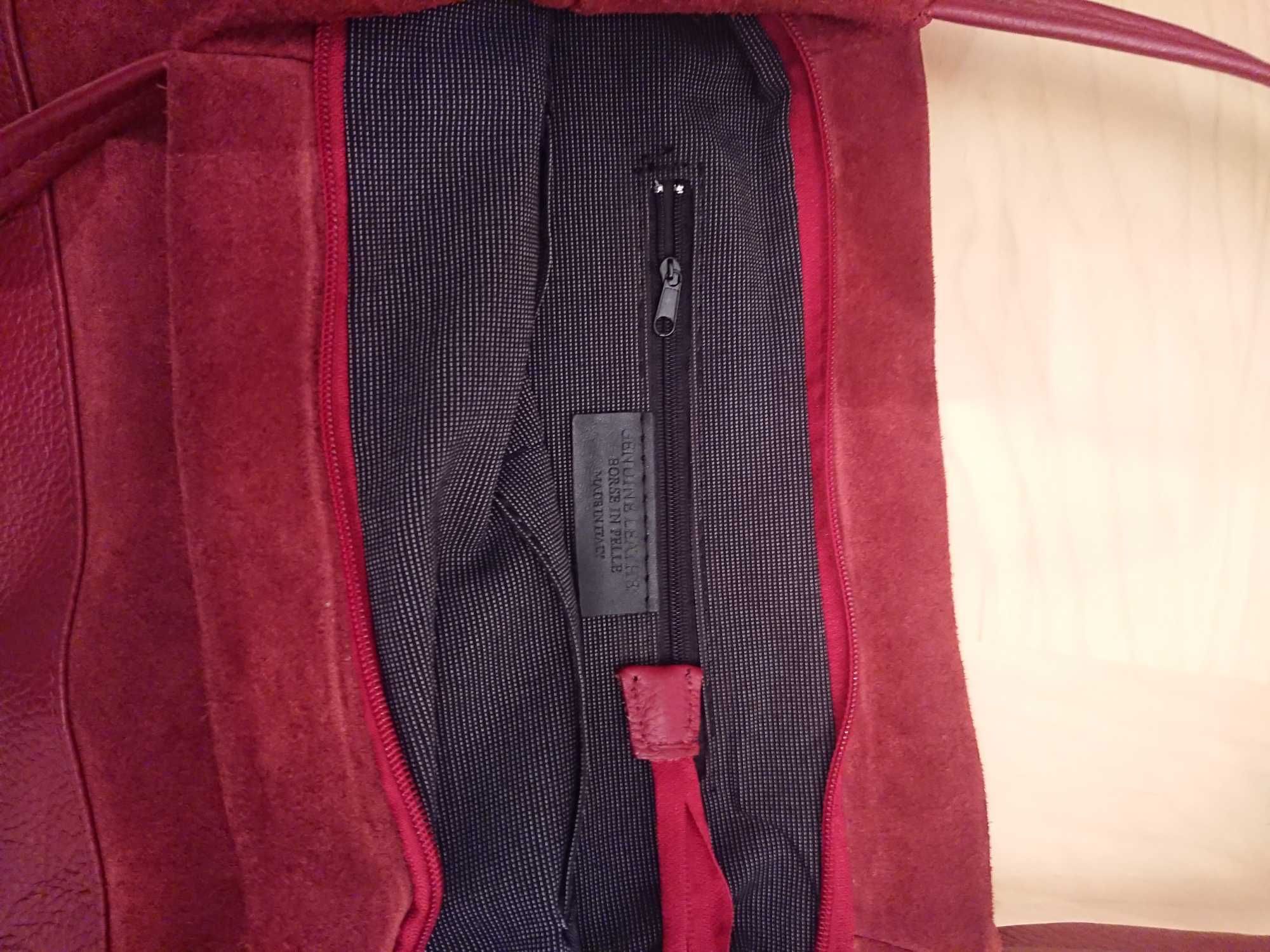 Torebka Genuine Leather