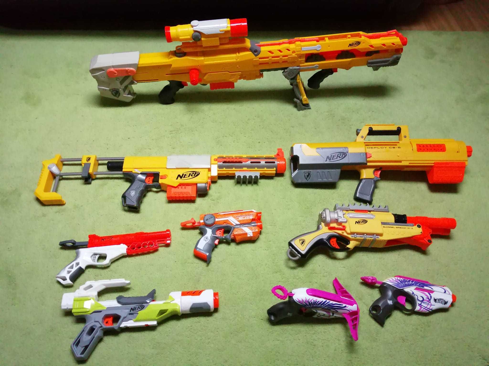 NERF Coleção - 9 NERFs diferentes