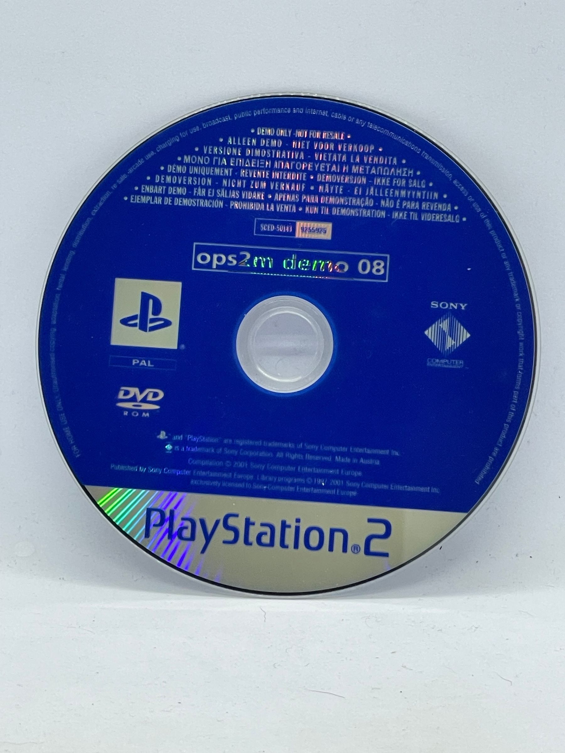 Official PlayStation 2 Magazine Demo 8 PS2 (CD)