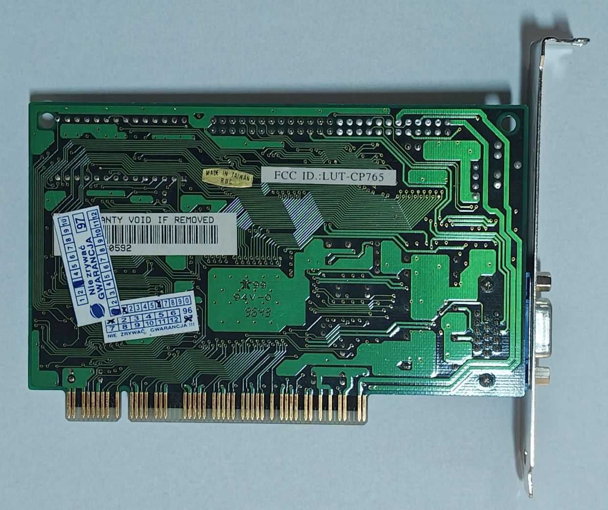 Karta graficzna S3 TRIO64V+ 1MB PCI VGA RETRO stan BDB CP765