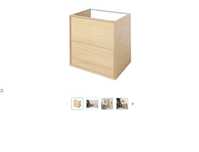 Szafka wisząca pod umywalkę GoodHome Avela 60 cm drewno