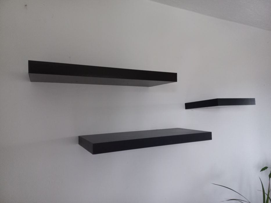 3 półki naścienne