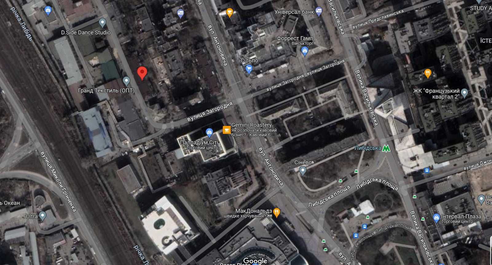 #1193 Подобова оренда квартира-студія, м. Лібідська, ТЦ Ocean Plaza