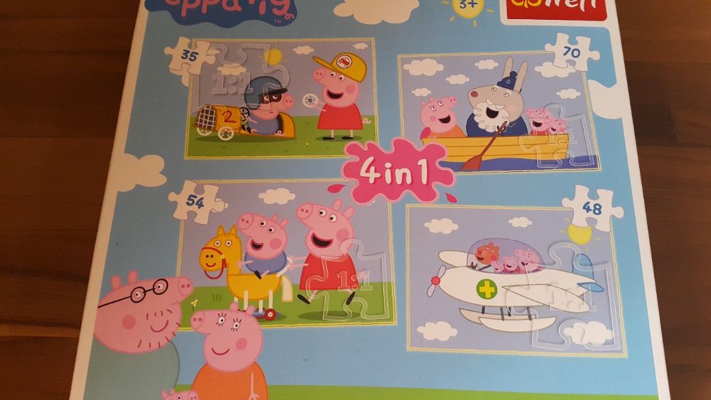 Puzzle zestaw: Świnka Peppa i Lala Loopsy wiek 4 +