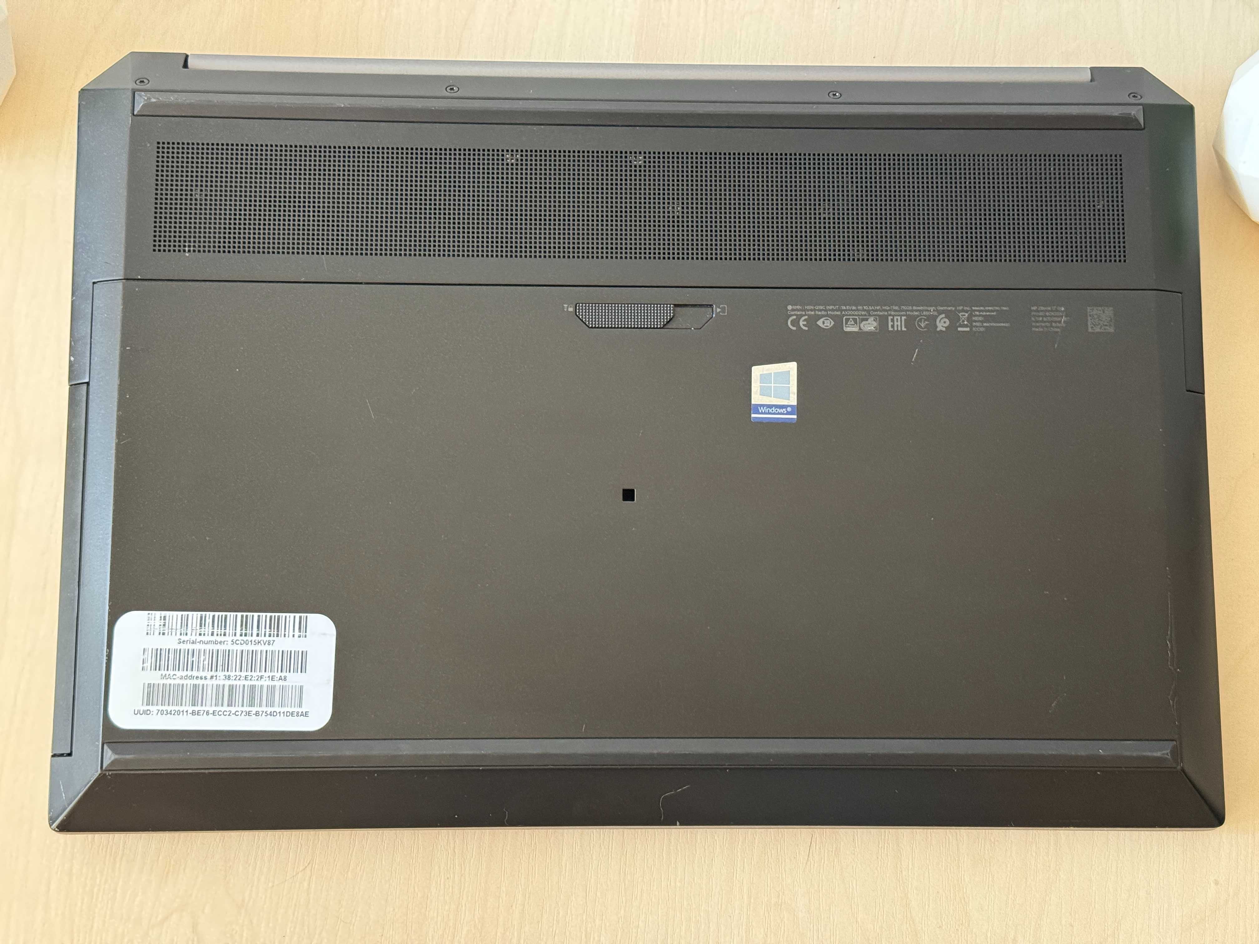 Ігровий HP Zbook 17 G6 - i7-9750H/32/512ssd/FHD IPS/nVidia Quadro 4Gb