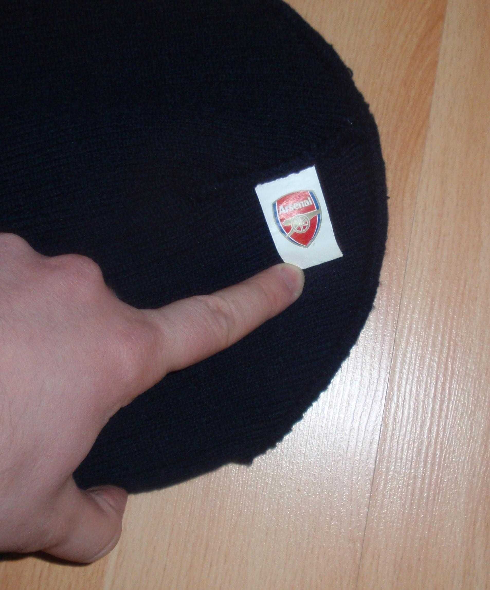 Комплект 2в1 FC Arsenal London/ФК Арсенал шапка+перчатки L-XL Puma Dry