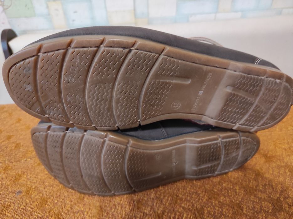 Ботинки зимние "TOMMY HILFIGER", 100 %оригинал, нат. кожа, р. 42