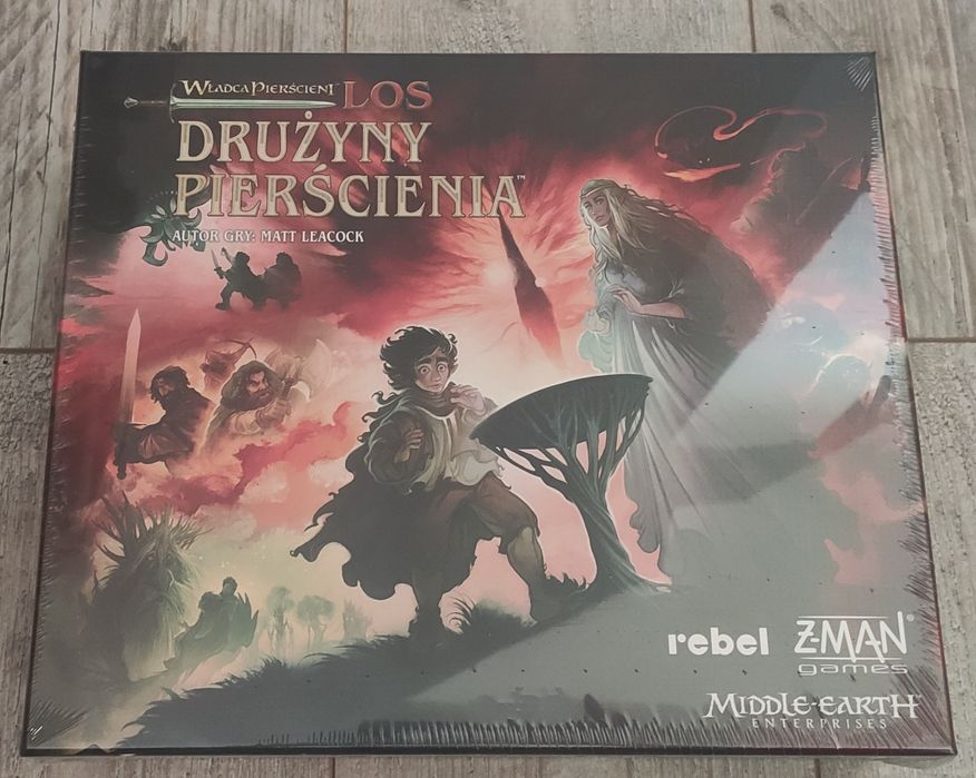 Władca Pierścieni Los Drużyny Pierścienia gra planszowa Nowa w folii